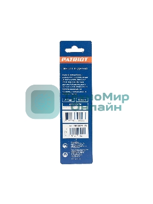 Сверло EDGE by PATRIOT по дереву спиральное 7 мм, W-образная заточка, 1 шт в блистере