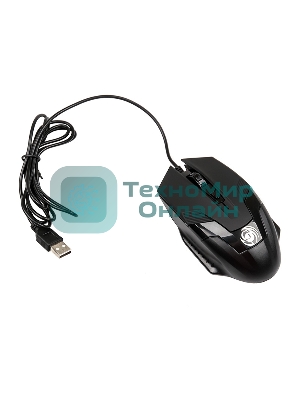 Мышь проводная Dialog Gan-Kata MGK-06U черный, 1600 dpi, USB, кнопки - 4