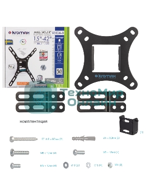 Кронштейн для телевизора Kromax VEGA-8 черный 15