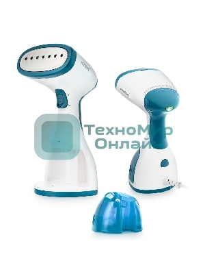 Отпариватель Kitfort КТ-916-1 голубой, 1000 Вт, 15 г/мин, 260 мл