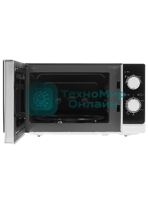 Микроволновая печь Sharp R-2000RW белый, 20 л, 800 Вт, переключатели - поворотный механизм