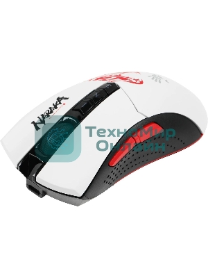 Мышь беспроводная A4Tech Bloody R90 Plus Naraka белый, 5000 dpi, радиоканал, USB, кнопки - 8