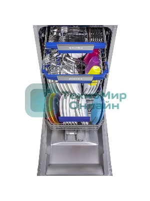 Встраиваемая посудомоечная машина Maunfeld MLP-08PRO, серебристый, 44.8 см, 10 компл., 47 дБ, класс A++