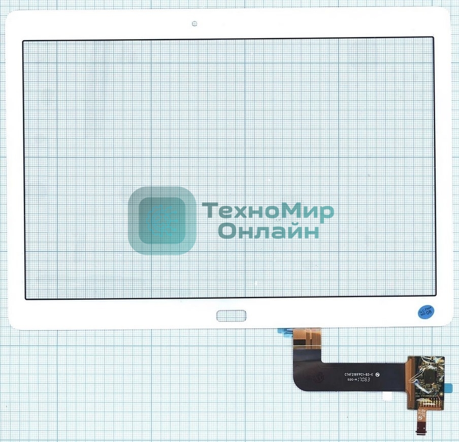 Сенсорное стекло (тачскрин) для Huawei MediaPad M2 10.0, белое