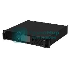 Усилитель INTREND ITAMP-4x2K-TD четырехканальный, 4x1500W/8Ом, 4x2000W/4Ом, 4x600/70V, мостовой режим: 2х3200W/8Ом; 4х1250/100V, поддержка Dante, встроенный DSP