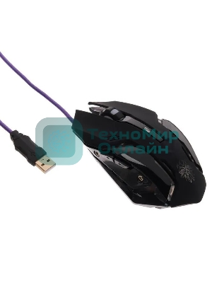 Комплект клавиатура+мышь Qumo Mystic K58/M76 проводной, USB, 3200 DPI, чёрный