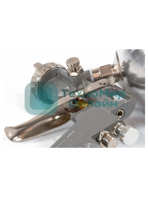 Краскопульт пневматический Matrix краскораспылитель пневмат. с верхним бачком v= 0.6л + сопла