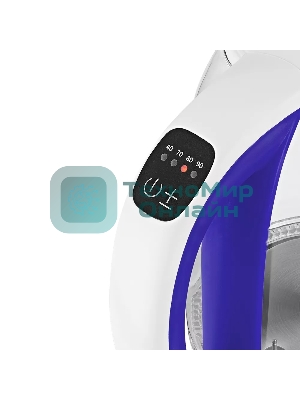 Чайник электрический Kitfort КТ-6140-1 1.7л. 2200Вт белый/фиолетовый