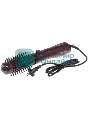 Фен-щётка Polaris PHS 1020RK лиловый, 1000 Вт, 35/50 мм