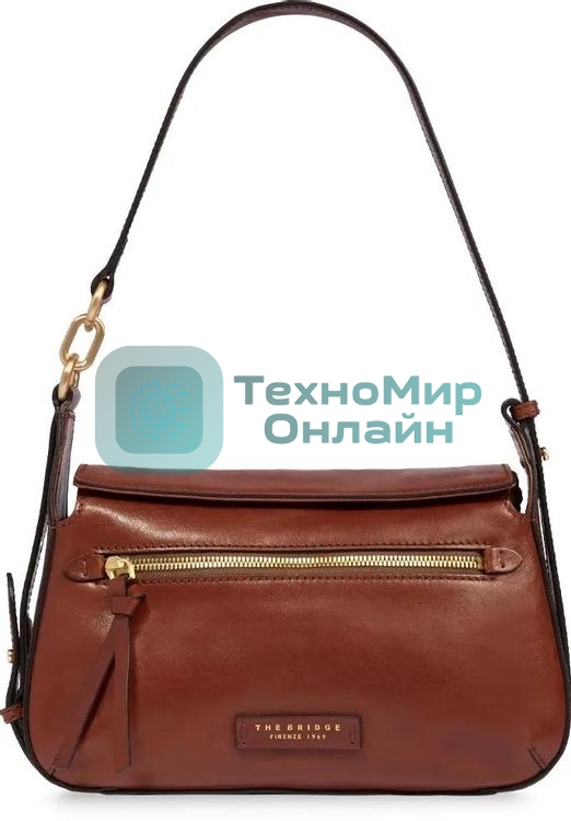 Сумка женская The Bridge Ingrid 04571501/14 коричневая натур.кожа