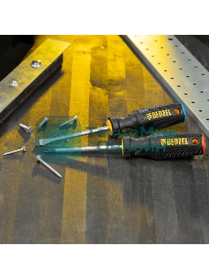 Набор отверток Denzel 2 шт., PH+SL, S2, 3к рукоятка