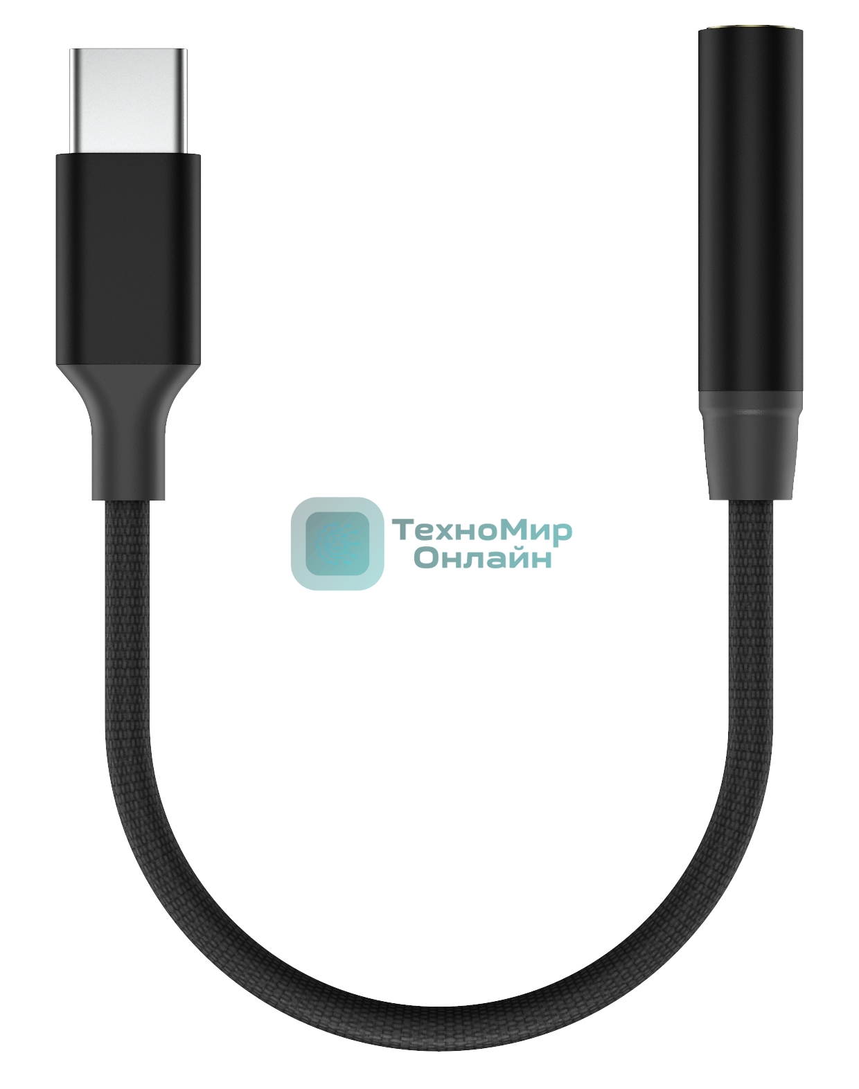 Адаптер аудио OLMIO USB Type-C - AUX (3.5мм)