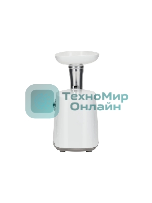 Мясорубка электрическая Starwind SMG2341 белый, 1800 Вт, 2.0 кг/мин, реверс, защита от перегрузки, насадки - 4