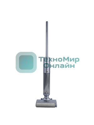 Пылесос вертикальный BQ VCA1003W холодный серый, питание от аккумулятора, 14 Вт, уборка суxая/влажная, пылесборник 0.36 л