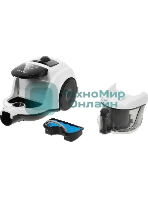 Пылесос Samsung SC4520 белый, 350/1600 Вт, уборка сухая, пылесборник контейнер 1.3 л