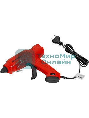 Клеевой пистолет Matrix 11 мм, 40 (100) Вт, 18 г/мин, выключатель и индикатор напряжения