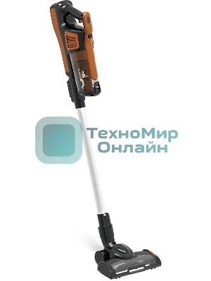 Пылесос вертикальный Blackton Bt VCA1401B оранжевый, питание от аккумулятора, 25 Вт, уборка сухая, пылесборник 0.6 л, работа от АКБ max 40 мин