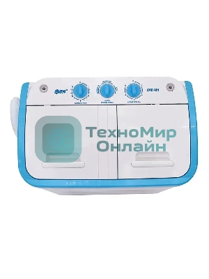 Стиральная машина Фея СМП 40 Н белый/голубой, загрузка вертикальная 4 кг, 1320 об/мин, класс В