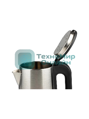 Чайник электрический Homestar HS-1041 1.8 л, 1500 Вт, нержавейка, стальной/черный