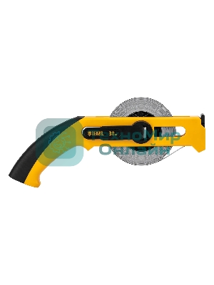 Рулетка геодезическая Denzel 30 м х 13 мм, открытый корпус, металлическая лента