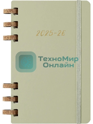 Еженедельник Moleskine ACADEMIC SPIRAL DHSPK5212AMWH3 Large 150х210 мм 200 стр. кремовые страницы спираль киви