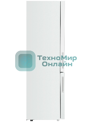 Холодильник Maunfeld MFF200NFW белый глянц. двухкамерный 271/106л морозилка снизу, No Frost