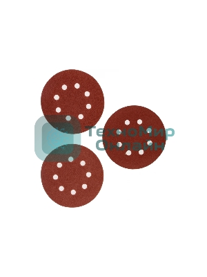 Эксцентриковая шлифовальная машина Denzel OS-125, 450 Вт, 6000-12000 об/мин