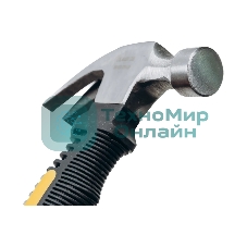 Молоток-гвоздодер укороченный Deli DL441008 250 гр, 160 мм, фиберглассовая рукоять