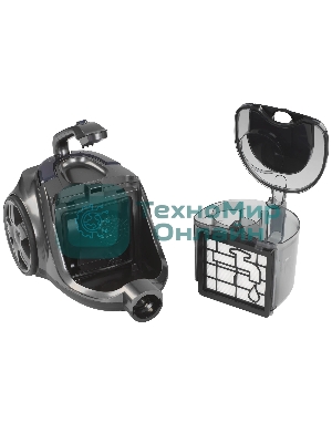 Пылесос Endever Skyclean VC-670 серый/синий, 420/2100 Вт, уборка сухая, пылесборник контейнер 3 л