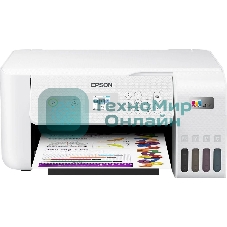 МФУ струйный Epson EcoTank L3266 (C11CJ66416) белый, A4, ч/б печ. 10 стр/мин., цв. печ. 5 стр/мин., 5760x1440 DPI, USB, Wi-Fi