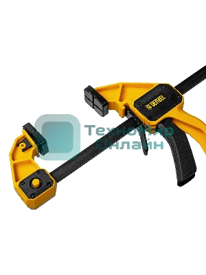 Струбцина Denzel F-образная, быстрозажимная, 150 х 80 мм, усиленный нейлоновый корпус