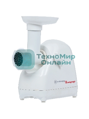 Мясорубка электрическая Белвар КЭМ-П2У-302-07 белый, 1500 Вт, 0.4 кг/мин, реверс, насадки - 3