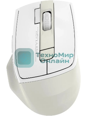 Мышь беспроводная A4Tech Fstyler FG45CS Air бежевый оптическая (2000dpi) silent беспроводная USB для ноутбука (7but)