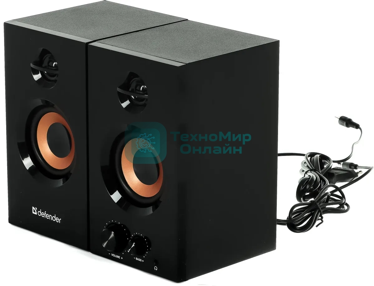 Акустическая система Defender AURORA S20 2x10 Вт RMS,20-20000 Гц, разъем для наушников