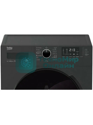 Стиральная машина Beko WSPE7612A антрацит, загрузка фронтальная 7 кг, 1200 об/мин., класс: А