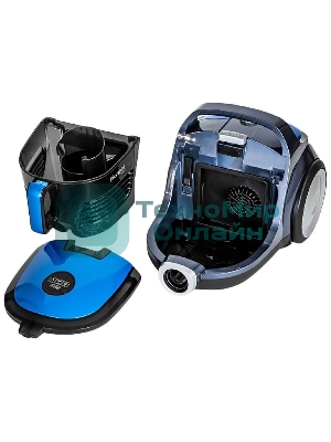 Пылесос Pioneer VC321C синий, 340/2000 Вт, уборка сухая, пылесборник контейнер 3.5 л