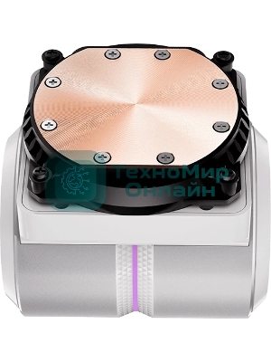 Система охлаждения Water Cooling System PCCooler DE360 Pro WH (300W, 360мм, White, ARGB Pump, Fans: 3x120мм, 86.73CFM, 32dBA, 2200RPM/Pump height 57мм, 28dBA, 3200RPM, Rad thickness 27мм/S: 1851, 1700, 1200, 115X, AM5, AM4, AM3)