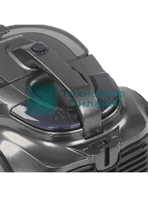 Пылесос Endever Skyclean VC-670 серый/синий, 420/2100 Вт, уборка сухая, пылесборник контейнер 3 л