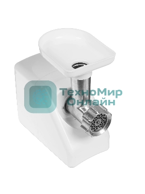 Мясорубка электрическая Ротор Макси ЭМШ 35/300-3 белый, 1500 Вт, 0.6 кг/мин, насадки - 4