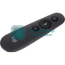 Презентер Logitech R500s Graphite черный, Bluetooth + 2.4 GHz, USB-ресивер, 3 программируемых кнопки, лазерная указка