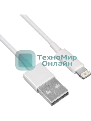 Кабель KingPrice KP-USBAL-1.5m USB (m)-Lightning (m) 1.5м белый