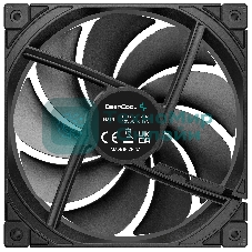 Вентилятор для корпуса DEEPCOOL FD14 черный, 140 мм, 1650 об/мин, 25.6 дБ, 4 pin