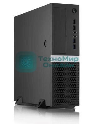 Компьютерный корпус Foxline FL-211-TFX300S с блоком питания 300Вт, mATX case, black, w/PSU TFX 300W, w/2xUSB2.0+2xUSB3.0, w/pwr cord, w/8cm FAN