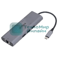 USB-концентратор Dahua 8 in 1 USB 3.1 Type-C to USB 3.0 + HDMI + RJ45 + SD/TF + PD Docking Station