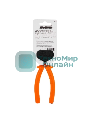 Длинногубцы Sparta Classic, 180 мм, прямые шлифованные, пластмассовые рукоятки