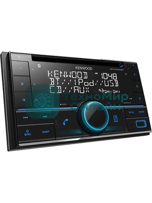 Автомагнитола Kenwood DPX-5300BT, 2 DIN, CD, Bluetooth, USB Type-A, AUX