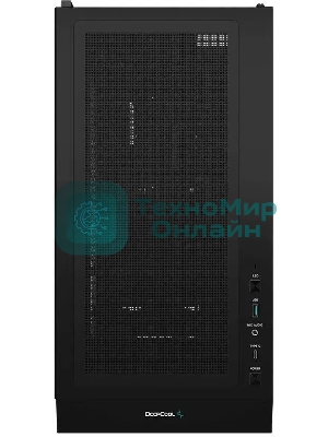 Компьютерный корпус DeepCool CH560 черный (R-CH560-BKAPE4-G-1) (ATX, без БП, 2хUSB, с окном)