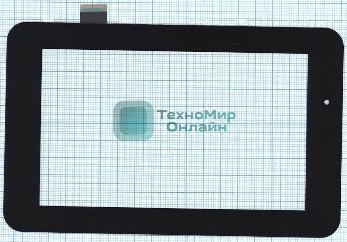 Сенсорное стекло (тачскрин) для DNS E78, черное