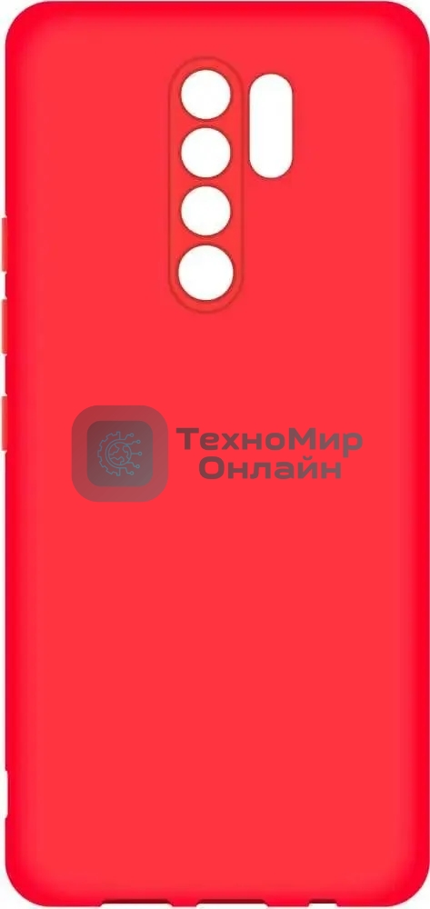 Чехол (клип-кейс) BoraSCO для Xiaomi Redmi 9 красный