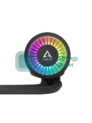 Жидкостная система охлаждения Arctic Liquid Freezer III 280 A-RGB черный, 140 мм, алюминий, 2800 об/мин, 30 дБ, 4 pin, 320 Вт
